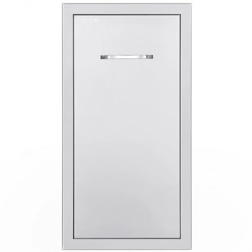 Koduva VEVOR lauko virtuvės stalčius su šiukšlių dėže, nerūdijantis plienas, 13,54" x 19,61" x 25,79"