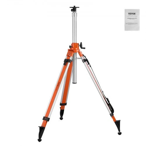 VEVOR Lazerinio gulsčiuko trikojis stovas, 5/8"-11 sriegis, 1145–2905 mm aukščio reguliavimas