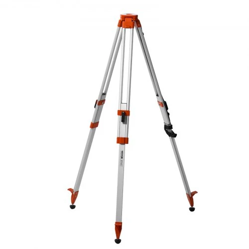 VEVOR Lazerinio nivelyro trikojis stovas, 5/8"-11 sriegis, 420–1665 mm aukščio reguliavimas