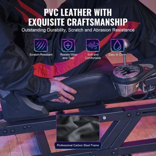 VEVOR Lenktynių vairo stovas Logitech G923/G920/G29 ir Thrustmaster T248P