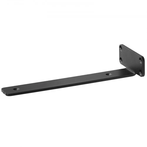 Koduva VEVOR lentynos laikiklis, 12” x 4” x 1,6”, 6 vnt., juodas, 5 mm plieno