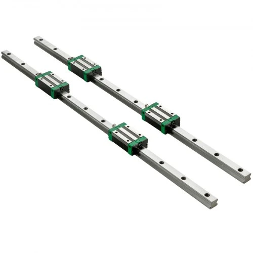 VEVOR Linijinis bėgelis ir guolių blokai, 3 vnt., HSR20, 1700 mm