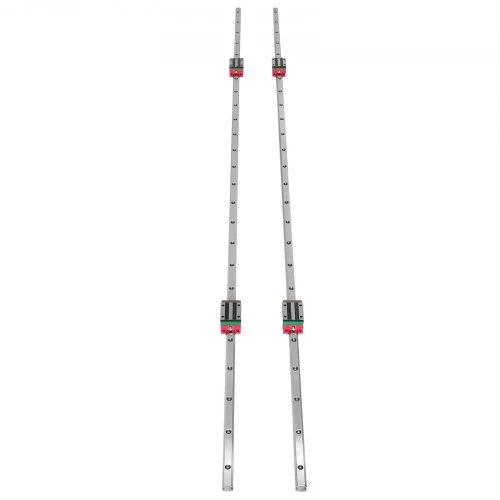 VEVOR Linijinis kreipiamasis bėgis 2 x 15-1500 mm su 4 vežimėlių blokais