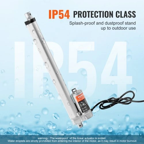 VEVOR Linijinis pavara 12 V, 30,5 cm, 1500 N, 0,5 cm/s, IP54