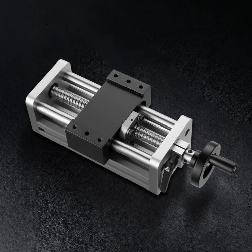Koduva VEVOR linijinis stalas, 100 mm eiga, rutulinis sraigtas, C7, rankinis ratukas