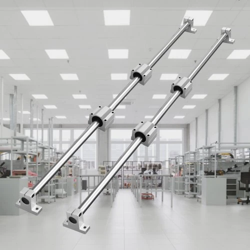 VEVOR Linijinių kreipiančiųjų bėgių rinkinys SFC20, 1200 mm, 2 vnt.