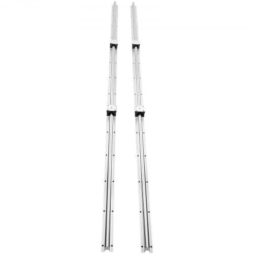 VEVOR Linijinių kreipiančiųjų rinkinys SBR20 2200 mm, 2 vnt. kreipiančiosios ir 4 vnt. SBR20UU slankmačiai