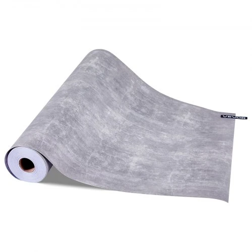 Koduva VEVOR lipnūs tapetai, 40 cm x 15 m, tamsiai pilki, industrial style