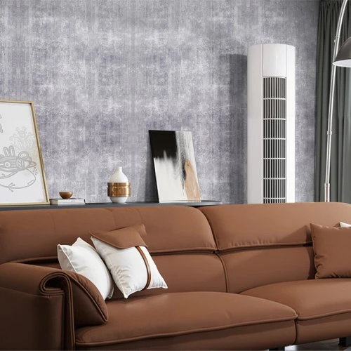 Koduva VEVOR lipnūs tapetai, 40 cm x 15 m, tamsiai pilki, industrial style