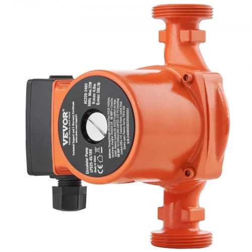 VEVOR LPS25-4S-180 karšto vandens recirkuliacinis siurblys, 220V, 72W, 50 l/min