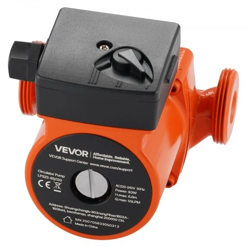 VEVOR LPS25-6S/130 ketaus cirkuliacinis siurblys, 93 W, 55 l/min