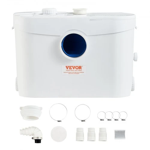 VEVOR Macerator pump FLO700, 700 W, 9600 l/h, 410 x 185 x 280 mm