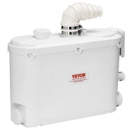 VEVOR Macerator pumpa FLO500-DE Pro, 500 W, 110 l/min, 8 m kėlimo aukštis