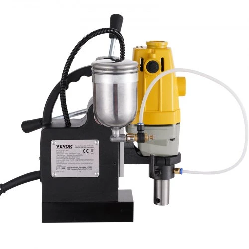 Koduva VEVOR magnetinis gręžtuvas 1100 W, 12000 N, su 6 vnt. HSS žiediniais grąžtais