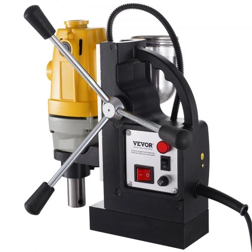 Koduva VEVOR magnetinis gręžtuvas 1100 W, 12000 N, su 6 vnt. HSS žiediniais grąžtais