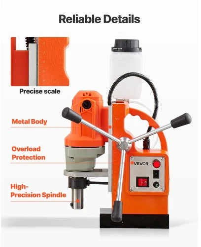 Koduva VEVOR magnetinis gręžtuvas MD-35D, 1200 W, 38 mm