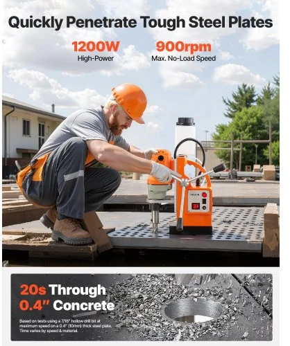 Koduva VEVOR magnetinis gręžtuvas MD-35D, 1200 W, 38 mm