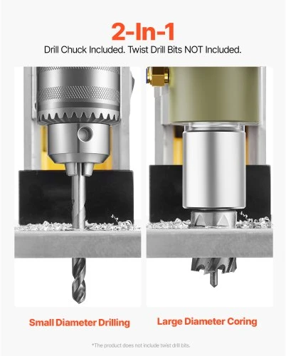 VEVOR Magnetinis gręžtuvas ZT-40HA, 1400 W, 40 mm, 12500 N