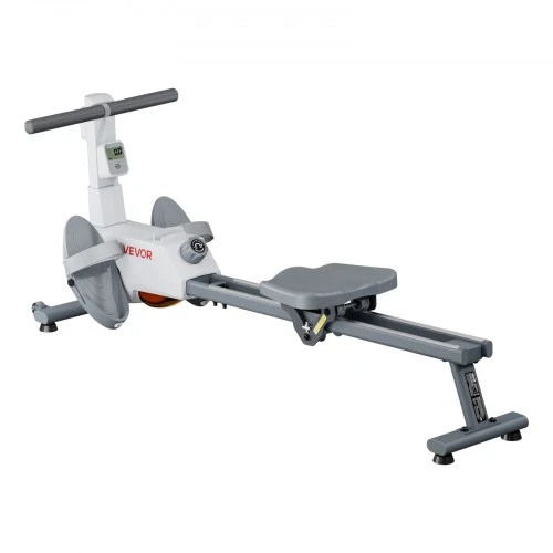 VEVOR Magnetinis irklavimo treniruoklis, 16 lygių, sulankstomas, 158 kg, Bluetooth APP, LCD ekranas