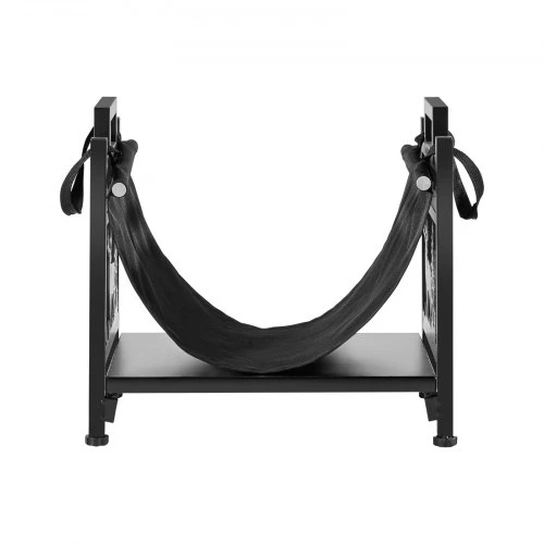 VEVOR Malkų stovas vidui, lenktas 45 cm su drobiniu nešikliu, 18 kg, juodas