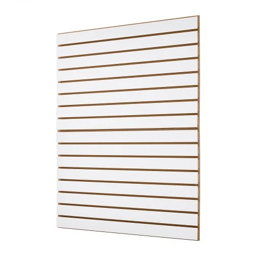 Koduva VEVOR MDF garažo slatwall paneliai, 4 x 4 ft, balti, modulinio dizaino