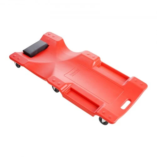 VEVOR Mechaniko plastikinis gultas, 1016 mm, 158,8kg, su paminkštinta galvos atrama ir 2 įrankių padėklais