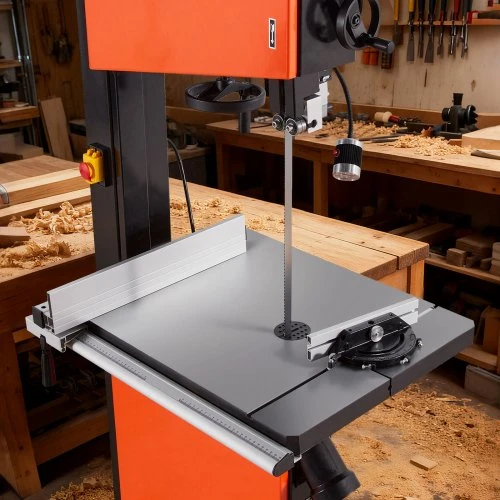 VEVOR Medienos juostinis pjūklas HBS450, 457 mm, 2240 W, 406 mm, ketaus stalas