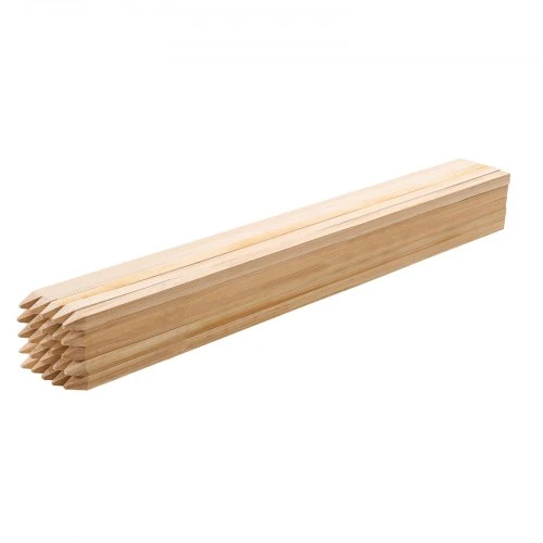 Koduva VEVOR mediniai sodo kuolai, 50 vnt., 19,05×19,05×914,4 mm, eglių mediena, su smailiu galu