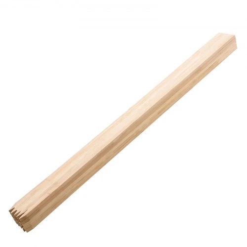 VEVOR Mediniai sodo kuoliukai, 25 vnt., 17.53×12.7×1219.2 mm, eglių medienos, su smailiu galiuku