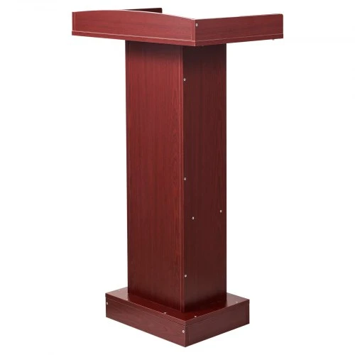 VEVOR Medinis podiumas, 1040 mm, pastatomas, su plačiu skaitymo paviršiumi ir lentyna