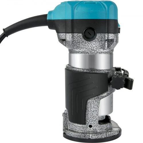 VEVOR Medžio freza 710 W su fiksuotu pagrindu, 3 įvorėmis, 13 000–33 000 aps./min.