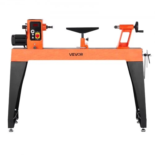 Koduva VEVOR medžio tekinimo staklės, 1500 W / 2 AG, kintamas greitis 0–3200 aps./min., 457 x 1020 mm
