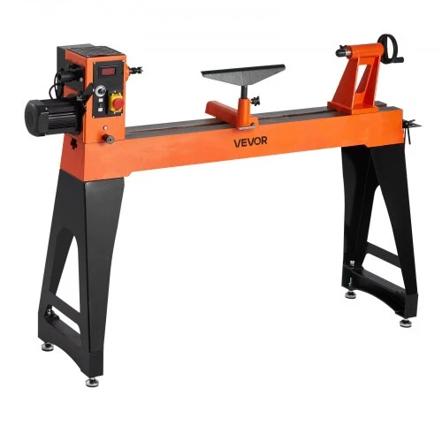 Koduva VEVOR medžio tekinimo staklės, 1500 W / 2 AG, kintamas greitis 0–3200 aps./min., 457 x 1020 mm