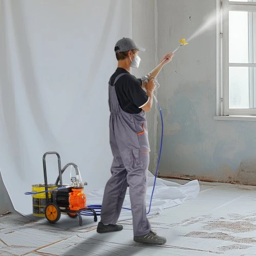 Koduva VEVOR membraninis beoris dažų purkštuvas TA-890, 900 W, 1800 psi