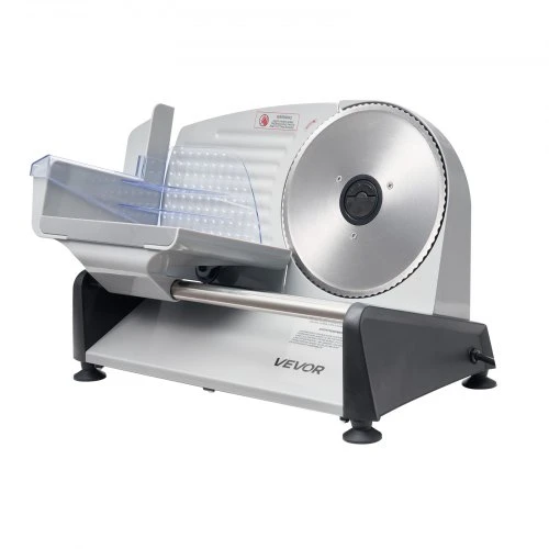 Koduva VEVOR mėsmalėms pjaustyklė, 200 W, pilka, 190 mm ašmenys