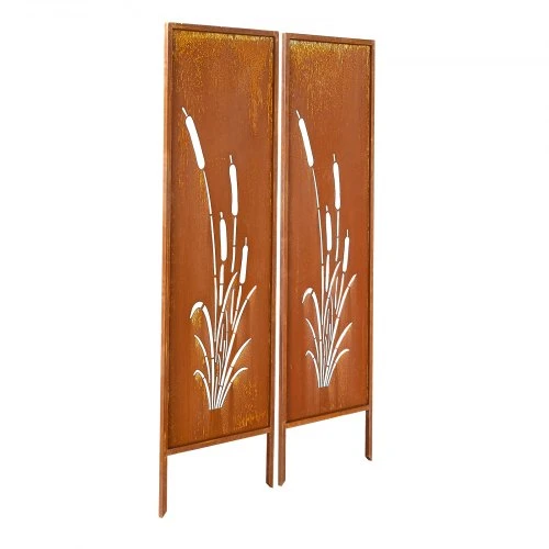 VEVOR Metalinė privatumo sienelė, 50 x 160 cm, pastatoma, lauko ir vidaus