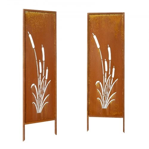 VEVOR Metalinė privatumo sienelė, 50 x 160 cm, pastatoma, lauko ir vidaus