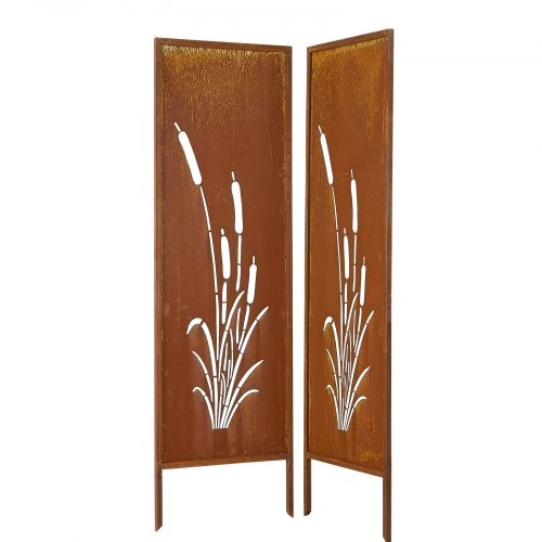 VEVOR Metalinė privatumo sienelė, 50 x 160 cm, pastatoma, lauko ir vidaus