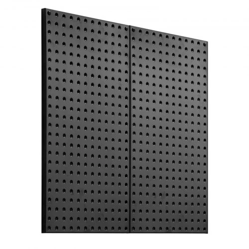 VEVOR Metalinės perforuotos lentos, 2 vnt., 24 x 12 col., juodos