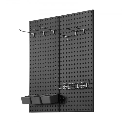 VEVOR Metalinės perforuotos plokštės, 32" x 16", 2 vnt., juodos