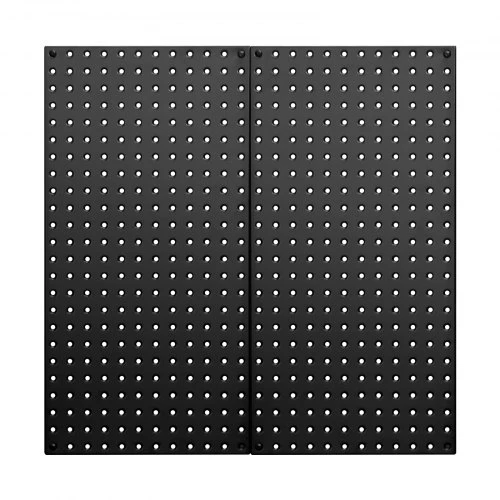 VEVOR Metalinės perforuotos plokštės, 32" x 16", 2 vnt., juodos
