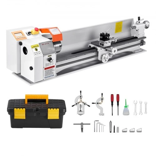 Koduva VEVOR metalinis tekinimo staklės, 220 x 1000 mm, 0–2500 RPM, 1250 W bešepetis variklis