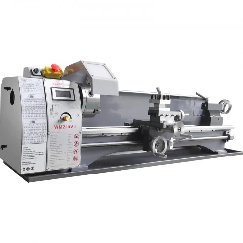 Koduva VEVOR metalo tekinimo staklės, 21,1 cm x 75 cm, 750 W, WM210V-L
