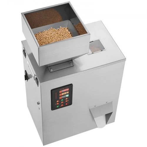 VEVOR Miltelių pildymo mašina, 10–500g, automatinė išmanioji dalelių svėrimo pildymo mašina