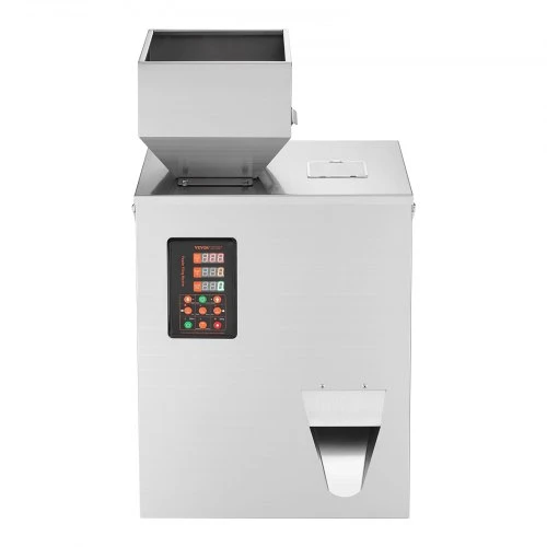 VEVOR Miltelių pildymo mašina, 10–500g, automatinė išmanioji dalelių svėrimo pildymo mašina