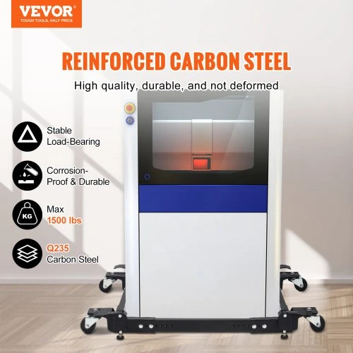 Koduva VEVOR mobilus pagrindas, 1500 lbs, reguliuojamas 20" x 24,5"–28" x 33,5", su 4 pasukamais ratukais
