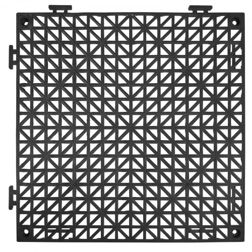 VEVOR Moduliniai sujungiami drenažo kilimėliai, 55 vnt., 30 x 30 cm, juodi