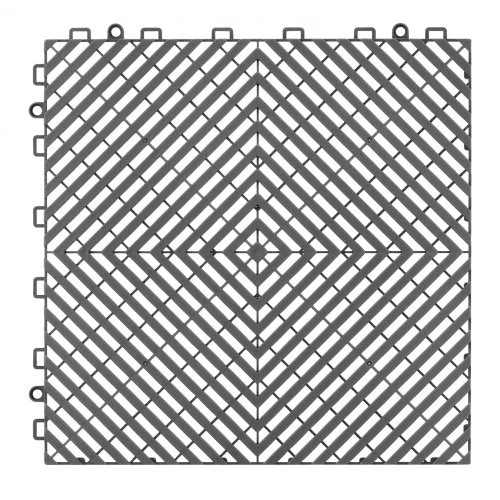 VEVOR Modulinis drenažo kilimėlis, 12 x 12 col., 55 vnt., pilkas