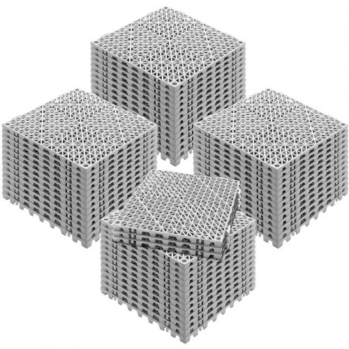 VEVOR Modulinis sujungiamas kilimėlis, 55 vnt., 30 x 30 cm, pilkas