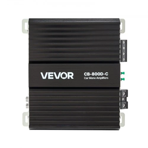 VEVOR Monoblokinis automobilinis stiprintuvas, 800W RMS, 1/2/4 Ω, 1 kanalo Class D